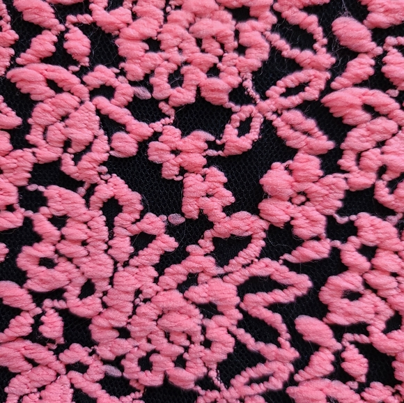 B_ Envied floral lace mini dress Pink a - Picture 6 of 8